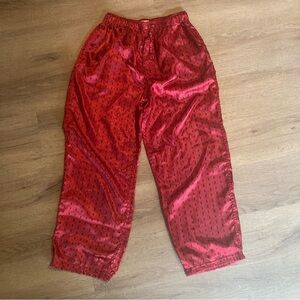 Playboy Signature Red Logo Lounge Pants L EUC